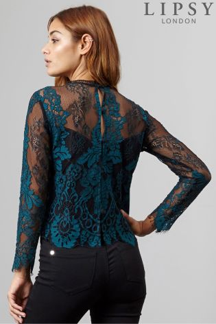 Lipsy Lace Shell Top